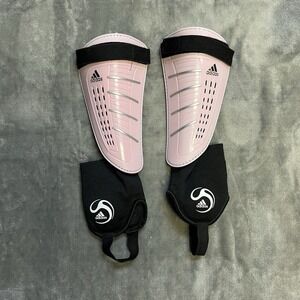 ADIDAS Pink Girl PREDATOR CLUB SOCCER SHINGUARDS SIze L Adjustable EVA